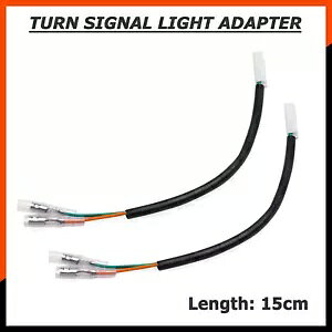^[VOiA_v^[C[vORlN^JTLjW 125 250 400 650 1000 Turn Signal Adapter Wire Plug Connector For KAWASAKI Ninja 125 250 400 650 1000