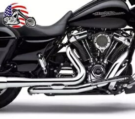 クローム コブラ プロチャンバー デュアル ヘッドパイプ ヘッダー 排気パイプ 17+ ハーレー ツーリング Chrome Cobra ProChamber Dual Headpipes Headers Exhaust Pipes 17+ Harley Touring 【並行輸入品】