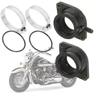 Lu^[ Lu^[ Lu^[ Ce[N u[c WCg }n V-STAR 1100 XVS1100AT SILVERADOp Carburetor Carb Intake Boot Joint for For YAMAHA V-STAR 1100 XVS1100AT SILVERADO