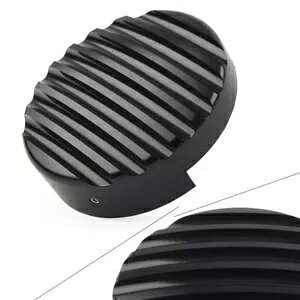 1xCNC �_�[�r�[�^�C�~���O�^�C�}�[�J�o�[�����p�^�[���u���b�N�n�[���[ XL883 2013+ B 1xCNC Derby Timing Timer Cover Horizontal Pattern Black For Harley XL883 2013+ B �y���s�A���i�z