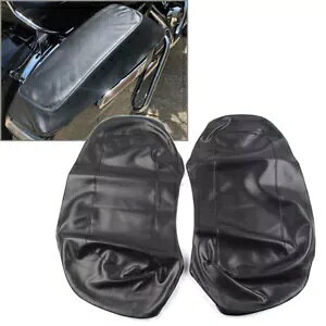 �n�[���[�c�[�����O FLH FLT 2014-UP �T�h���o�b�O�X�s�[�J�[�W�J�o�[���n PU ���U�[ For Harley Touring FLH FLT 2014-UP Saddlebag Speaker Lid Covers Plain PU Leather �y���s�A���i�z