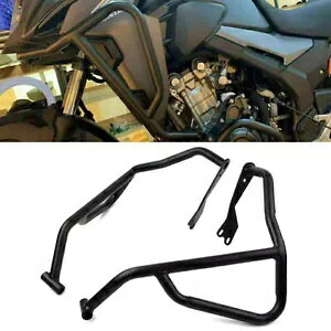 �A�b�p�[ �G���W�� �o���p�[ �K�[�h �N���b�V�� �o�[ �v���e�N�^�[ �z���_ CB 500 X 2019-2022 �u���b�N�ɓK�� Upper Engine Bumper Guard Crash Bar Protector Fit Honda CB 500 X 2019-2022 Black