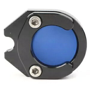 }n XMAX 125 400 NVX155 NMAX125 tbgTChX^hv[gLpbhu[ For Yamaha XMAX 125 400 NVX155 NMAX125 Foot Side Stand Plate Enlarger Pad Blue