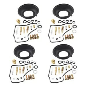 z_ VF500F C^[Zv^[ 1984-1986 Yt[gLu^[CLbg 4 Zbg For HONDA VF500F INTERCEPTOR 1984-1986 Carb Float Carburetor Repair Kit 4 Sets