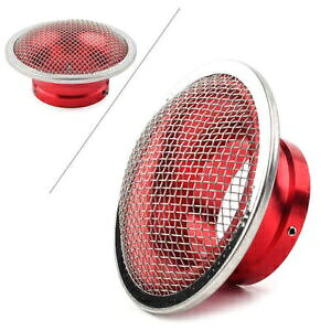 CNC 50mm 2C` GAtB^[Jbv xVeBX^bN PWK32 PWK34 Lubhp CNC 50mm 2" Air Filter Cup Velocity Stack For PWK32 PWK34 Carb Red