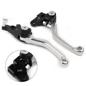 CNC s{bg u[L Nb` o[ z_ XR250 1995-07 XR400 A~jE Vo[ 2 ɓK CNC Pivot Brake Clutch Levers Fit Honda XR250 1995-07 XR400 Aluminum SILVER 2pcs