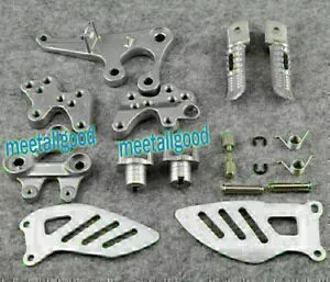 �X�Y�L 2005-2011 GSXR 1000 K5 �t�����g���C�_�[�t�b�g���X�g�t�b�g�y�O�u���P�b�g���[�^�[�ɓK�� fit SUZUKI 2005-2011 GSXR 1000 K5 Front Rider Footrest Foot Pegs Brackets motor �y���s�A���i�z