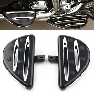 �㕔����ȃt���A�{�[�h �{�[�h �t�b�g�y�O �n�[���[ �G���N�g���O���C�h �_�C�i �u���b�N�ɓK�� Rear Passenger Floorboards Boards Foot Pegs fit Harley Electra Glide Dyna Black �y���s�A���i�z