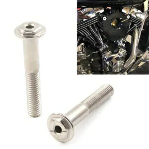 エアクリーナーインテークフィルターロングボルトネジハーレーツーリングソフテイルダイナ用 Air Cleaner Intake Filter Long Bolts Screw for Harley Touring Softail Dyna