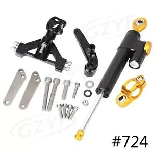 Kawasaki Ninja ZX14R ZZR1400 2006-2012 XeAO_p[X^rCU[ & uPbgɓK fit Kawasaki Ninja ZX14R ZZR1400 2006-2012 Steering Damper Stabilizer & Bracket