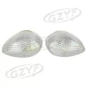 ���}�n FZ1 R6S 2006-2010 �N���A�^�[���V�O�i�����C�g�C���W�P�[�^�[�E�C���J�[�����Y�p for Yamaha FZ1 R6S 2006-2010 Clear Turn Signal Light Indicator Blinker Lens �y���s�A���i�z