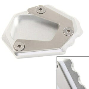 z_ CB650R 2019-23 LbNX^hTChX^hLtbgT|[gv[gVo[ For Honda CB650R 2019-23 Kickstand Side Stand Enlarger Foot Support Plate Silver