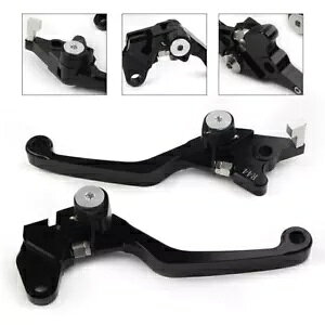 K Kawasaki KLX250 D-TRACKER 1993-1997 s{bg _[g Nb` u[L o[ ubN Fit Kawasaki KLX250 D-TRACKER 1993-1997 Pivot Dirt Clutch Brake Levers BLACK