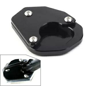 LbNX^h TChX^h GNXeV gv[gpbh ubN gCfg 660 2021p Kickstand Side Stand Extension Enlarge Plate Pad BLACK For Trident 660 2021