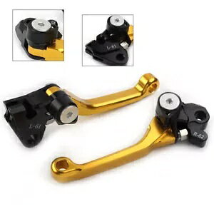 JTL KX450F 2006 2007 2008 09 10 12 s{bg_[gNb`u[Lo[S[hɓK Fit Kawasaki KX450F 2006 2007 2008 09 10 12 Pivot Dirt Clutch Brake Levers GOLD