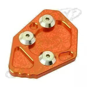 LbNX^h X^hgv[g pbh BMW K1200S/R K1300S/R [^[p IW Kickstand Stand Enlarge Plate Pad for BMW K1200S/R K1300S/R Motor Orange