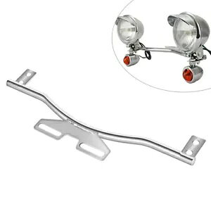 hCrOX|bg tHO pbVO ECJ[ Cgo[ }Eg uPbg X^h Vo[ JX^ Driving Spot Fog Passing Turn Signal Light Bar Mount Bracket Stand Silver Custom