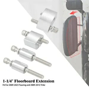 1-1/4 �C���` �N���[�� �h���C�o�[ �t���A�{�[�h �X�y�[�T�[ �G�N�X�e���V���� �L�b�g �n�[���[ �c�[�����O 09-2023�p 1-1/4 Chrome Driver FloorBoard Spacer Extension Kit For Harley Touring 09-2023 �y���s�A���i�z