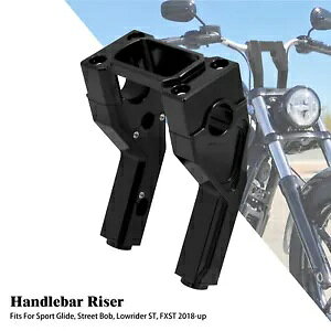 1C` nho[ 6C` ubN CU[ Nv Lbg n[[ \teC Xg[g {u [ C_[ STp 1" Handlebar 6" Black Riser Clamp Kit For Harley Softail Street Bob Low Rider ST