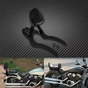 ubN㕔qwV[V[o[bN}EgCfBAXJEg 15-20 ɓK Black Rear Passenger Backrest Sissy Bar Rack Mounting Fit For Indian Scout 15-20
