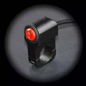 22mm 7/8 ''�I�[�g�o�C�n���h���o�[���C�g�I���I�t�X�C�b�` ATV �w�b�h���C�g�t�H�O�X�|�b�g�u���b�N 22mm 7/8'' Motorcycle Handlebar Light On-Off Switch ATV Headlight Fog Spot Black �y���s�A���i�z
