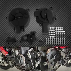 ubN GW K[h Xe[^[ Nb` P[X Jo[ veN^[ BMW S1000RR 19-21p Black Engine Guard Stator Clutch Case Cover Protector Fit For BMW S1000RR 19-21