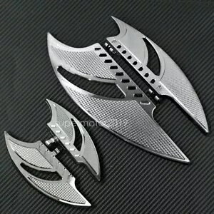 �N���[���h���C�o�[ + ���A�t���A�{�[�h�t�b�g���X�g �n�[���[�c�[�����O�O���C�h�_�C�i�ɓK�� Chrome Driver + Rear Floor Boards Foot Rests Fit For Harley Touring Glide Dyna �y���s�A���i�z