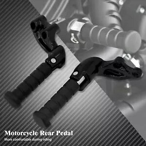 OXubN܂肽ݎ㕔qtbgyXgXgCfBAXJEg15-2020ɓK Gloss Black Foldable Rear Passenger Foot Pes Rests Fit For Indian Scout 15-2020