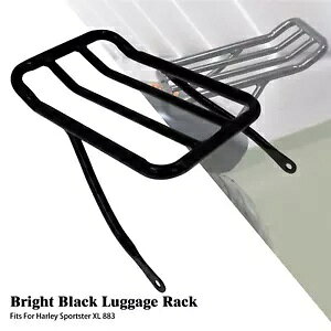 OXubNtF_[A\V[gוbNn[[X|[cX^[883 1200p Gloss Black Fender Rear Solo Seat Luggage Rack Fit For Harley Sportster 883 1200