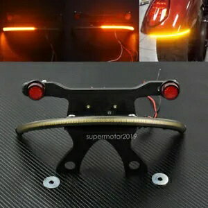 tF_[e[^[VOiCgo[^OuPbgtBbgrNg[xKXKi[ 03-17 Fender Tail Turn Signal Light Bar Tag Bracket Fit For Victory Vegas Gunner 03-17