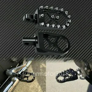 �I�[�g�o�C�t�@�b�g�t�b�g�y�O���X�g�j���}�E���g�t�B�b�g�n�[���[�c�[�����O�X�|�[�c�X�^�[ XL 883 Motorcycle Fat Foot Peg Rests Male Mount Fit For Harley Touring Sportster XL 883 �y���s�A���i�z