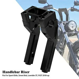 1C` nho[ 8C` ubN CU[ Nv Lbg n[[ \teC Xg[g {u [ C_[ STp 1" Handlebar 8" Black Riser Clamp Kit For Harley Softail Street Bob Low Rider ST