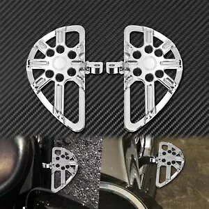 1 �y�A����N���[����q���A�t�b�g�y�O�t�b�g�{�[�h�t�B�b�g�c�[�����O 1984-2022 1 Pair Hollow Chrome Passenger Rear Foot Peg Footboard Fit For Touring 1984-2022 �y���s�A���i�z