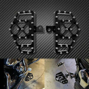 MX �X�^�C�� �u���b�N ���A �t�b�g�y�O �t���A�{�[�h �n�[���[ �X�|�[�c�X�^�[ �c�[�����O �_�C�i�ɓK�� MX Style Black Rear Foot Peg Floorboard Fit For Harley Sportster Touring Dyna �y���s�A���i�z
