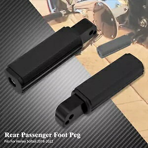 �u���b�N�f�B�t�@�C�A���X�j���}�E���g�t�b�g���X�g�t�b�g�y�O�n�[���[�\�t�e�C��2018-2023�p Black Defiance Male Mount Footrest Foot Peg Fit For Harley Softail 2018-2023 �y���s�A���i�z