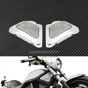 �N���[���t�����g�t���[���l�b�N�T�C�h�J�o�[�n�[���[ V ���b�h VRSCD VRSCDX VRSCA �ɓK�� Chrome Front Frame Neck Side Cover Fit For Harley V-Rod VRSCD VRSCDX VRSCA �y���s�A���i�z