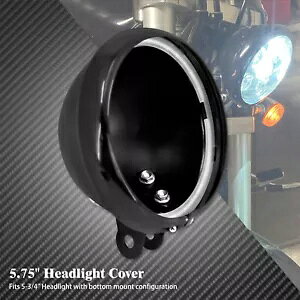5.75�C���` 5 3/4�C���` LED �w�b�h���C�g �J�o�[ �n�E�W���O �V�F�� �u���P�b�g �}�E���g �n�[���[�p 5.75'' 5 3/4 Led Headlight Cover Housing Shell Bracket Mount Fit For Harley �y���s�A���i�z