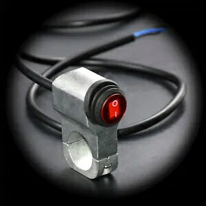 12V �N���[���I�[�g�o�C�n���h���o�[�w�b�h���C�g�t�H�O�X�|�b�g�h���z���I���I�t�X�C�b�` 12V Chrome Motorcycle Handlebar Headlight Fog Spot Waterproof Hore On Off Switch �y���s�A���i�z