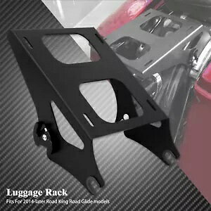 O\ȃubN c[Abv cA[ pbN וbN n[[ [h OCh 2014-23 ɓK Detachable Black Two Up Tour Pack Luggage Rack Fit For Harley Road Glide 2014-23