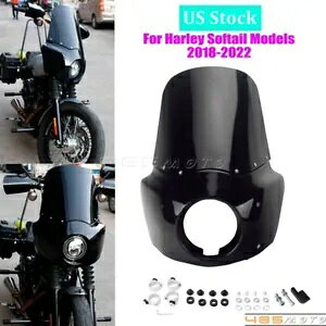 tFAO 15 C` tgKX n[[ \teC [C_[ FXLR Xg[g {u FXBB FXBBS p Fairing 15" Windshield For Harley Softail Low Rider FXLR Street Bob FXBB FXBBS