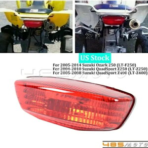 �X�Y�L LT-Z400 LTZ400 LT-Z400Z Quadsport 400 ���A�u���[�L�e�[�����C�g���b�h�����Y For Suzuki LT-Z400 LTZ400 LT-Z400Z Quadsport 400 Rear Brake Tail Light Red Lens �y���s�A���i�z