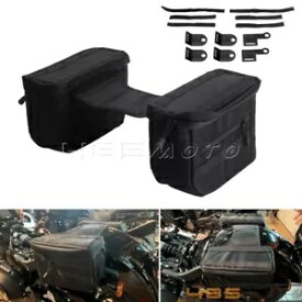 サイドサドルバッグパニアポーチ荷物収納ツールバッグハーレーダイナソフテイル用 Side Saddle Bags Panniers Pouch Luggage Storage Tool Bag For Harley Dyna Softail