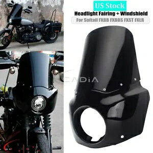 n[[ \teC Xg[g {u FXBB 114 FXBBS 18-23 pwbhCg tFAO tgKX Headlight Fairing Windshield for Harley Softail Street Bob FXBB 114 FXBBS 18-23