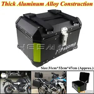 45L I[goCoCNgbvP[Xe[{bNXhוXN[^[gN[ 45L Motorcycle Bike Top Case Tail Box Waterproof Luggage Scooter Trunk Storage