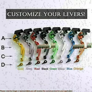 [^[ CNC \Ȑ܂肽݃u[LNb`o[ Kawasaki ZX6R/636 2007-2015 Motor CNC Adjustable Folding Brake Clutch Levers For Kawasaki ZX6R/636 2007-2015