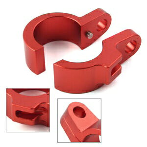 CNC tgu[Lz[XNvCz_[tBbgz_ CR80R CR85R CR125R CR250R bh CNC Front Brake Hose Clamp Line Holder Fit Honda CR80R CR85R CR125R CR250R RED