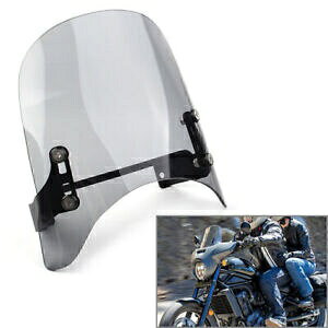 I[goCO[tgKXtgKXveN^[z_x 1100/Dct 2021-23 Motorcycle Grey Windshield Windscreen Protector for Honda Rebel 1100/Dct 2021-23