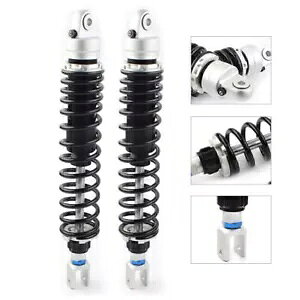 1 �y�A 400 �~�����[�g���I�[�g�o�C ATV �G�A�V���b�N�A�u�\�[�o�[�_���p�[�z���_���}�n�X�Y�L�p 1 Pair 400mm Motorcycle ATV Air Shock Absorber Damper For Honda Yamaha Suzuki �y���s�A���i�z