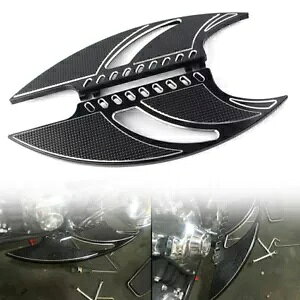 n[[c[OhCo[pXgb`tA{[htgtA{[hCT[gubN For Harley Touring Driver Stretched Floorboards Front Floor Board Inserts Black