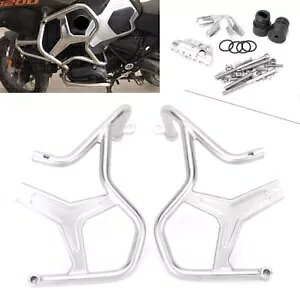 �G���W���N���b�V���o�[�K�[�h�X�`�[���v���e�N�^�[�J�o�[ BMW R1200GS/ADV 2014-2018 15 16 Engine Crash Bar Guard Steel Protector Cover for BMW R1200GS/ADV 2014-2018 15 16 �y���s�A���i�z